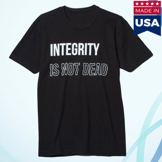 NPR Merch Shop Integrity Is Not Dead Tee