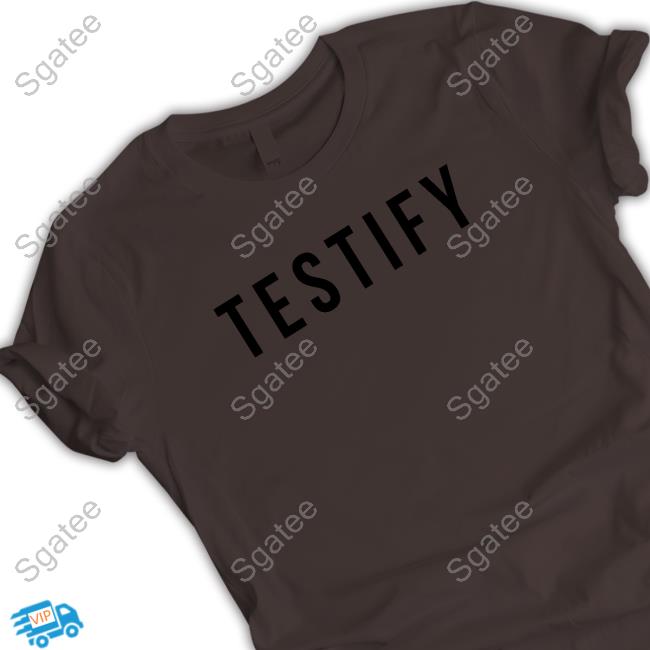 Testifyforever Merch Testify Brown Crewneck Sweatshirt