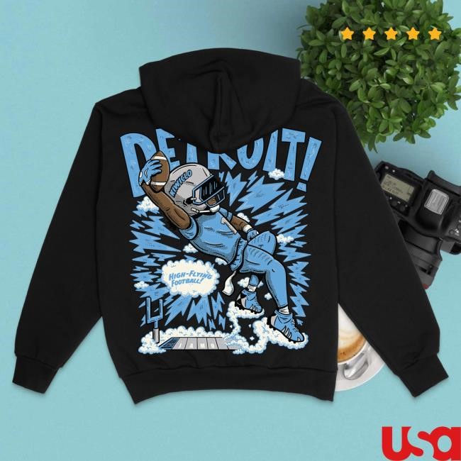 Official Kiwiclo High-Flying Football Hoody Blue
