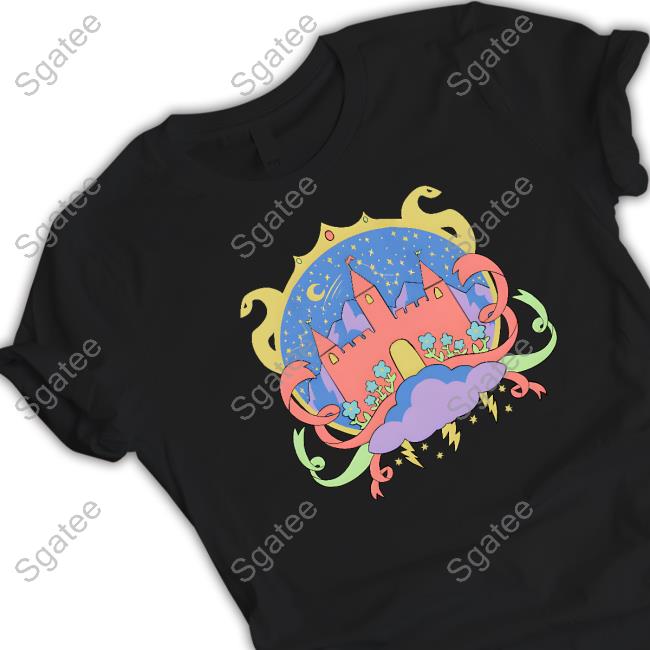 Official Thomas Sanders Holiday Castle Black Hooded Sweatshirt