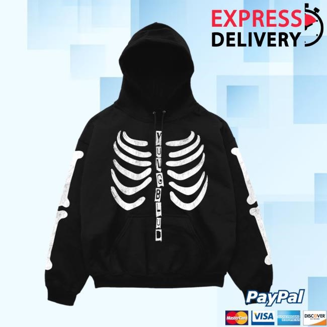 Yungblud Skele LS Hoodie Yungblud Merch