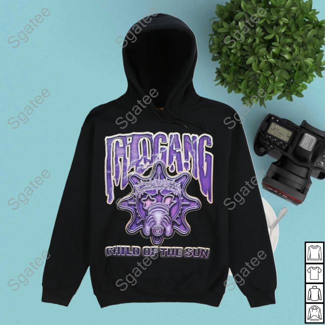 Glo Gang Electric Purple Sun Hoody