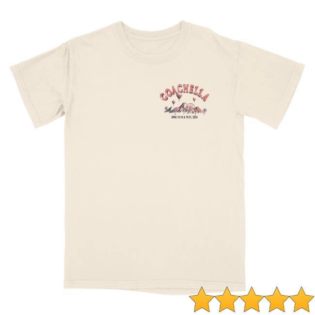 Official Coachella Merch Store Shop Watercolor 2024 Lineup Shirts Official Coachella Merch Store Shop Watercolor 2024 Lineup Tee