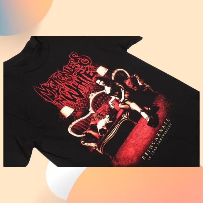 Official Miwmerch Motionless In White Reincarnate 10 Year Tees (Black) Miw Merch Store Official Miwmerch Motionless In White Reincarnate 10 Year Attractive Shirt (Black) Miw Merch Store