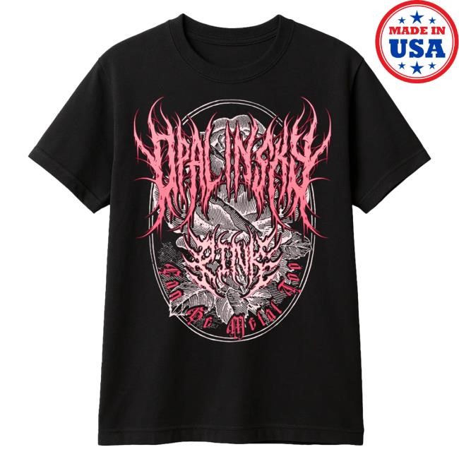 Opal In Sky “Pink Can Be Metal Too” Pink Unisex Sweater Opal In Sky "Pink Can Be Metal Too" Unisex Tshirt
