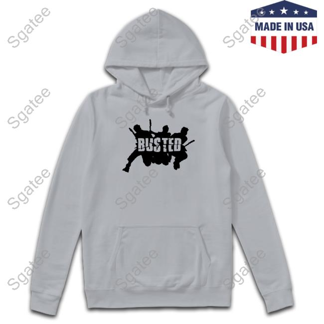 Busted Merch Silhouette Jump Ringer Busted Hoodie