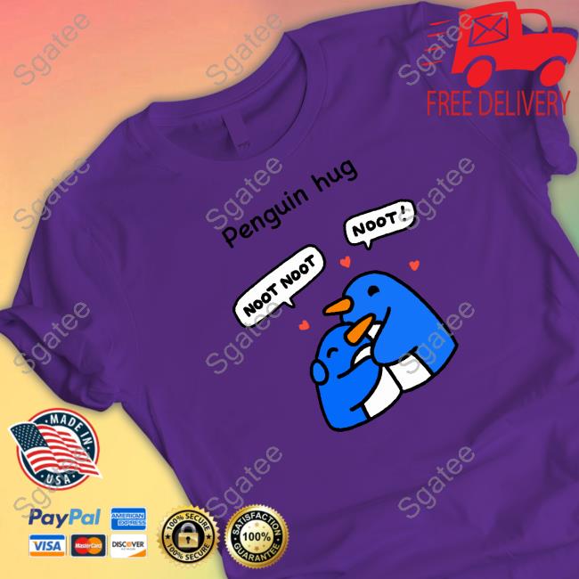 Greb Comics Merch Penguin Hug Crewneck Sweatshirt