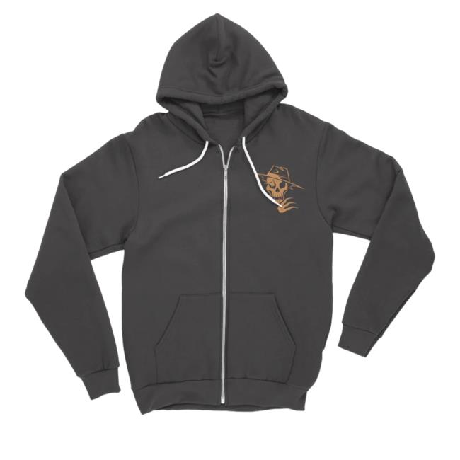 Official Detective Spooky Zip Up Pullover Sweatshirt