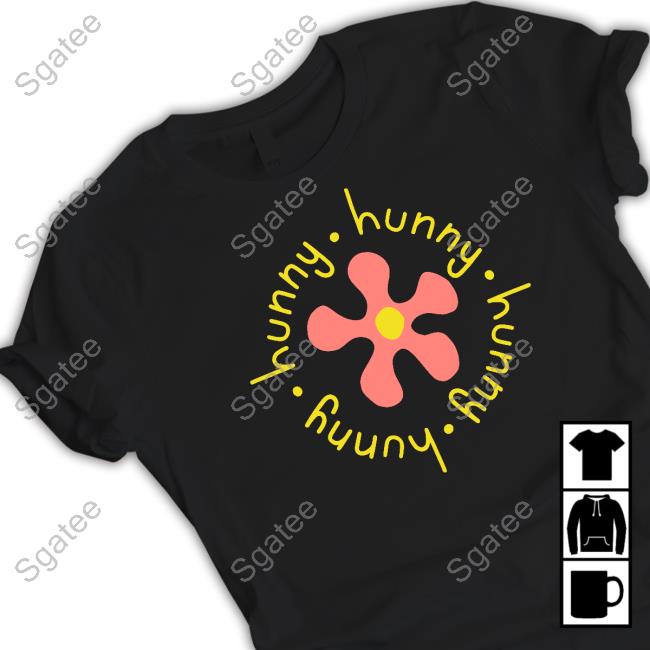 Hunny The Band Shop Flower Green Long Sleeve Tee
