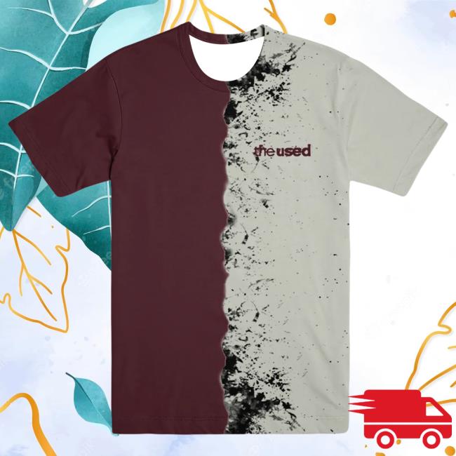 The Used Band Merch Shop Taste Of Ink Split Dye New T-Shirt