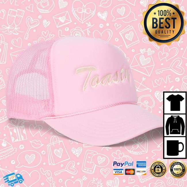 Toast Merch Toasty Trucker Hat Soft Pink Official Toast Merch Toasty Trucker Cap Soft Pink