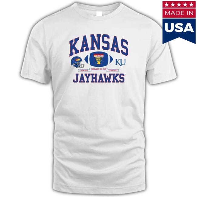 Official Kansas Jayhawks vs Arkansas Autozone Liberty Bowl Head to Head 2022 Hooded Sweatshirt