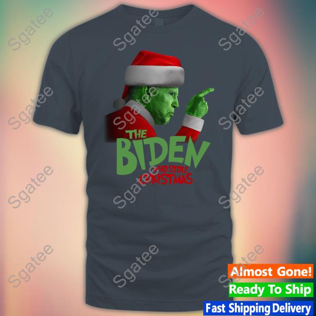 The Officer Tatum Merch Grinch The Biden Who Stole Christmas T Shirt Theofficertatumstore