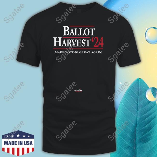 Scott Presler Harvest '24 Make Voting Great Again Shirts