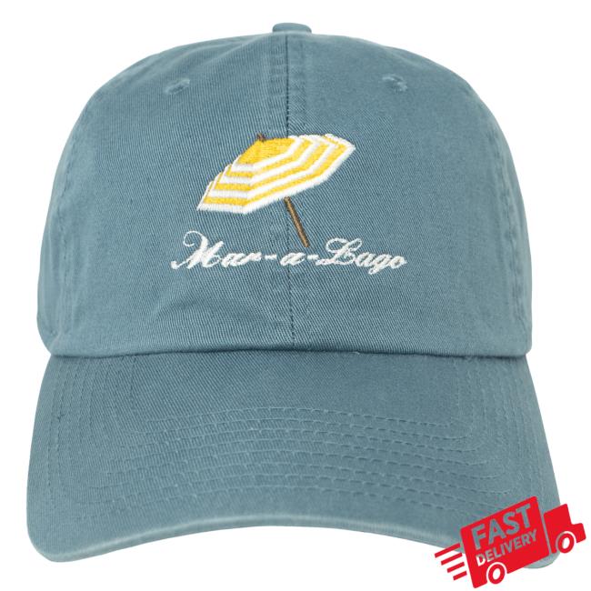 Official Donald Trump Merch Store Donald Trump Mar-A-Lago Umbrella Hat Royal Donald Trump Apparel Clothing Shop DonaldTrump