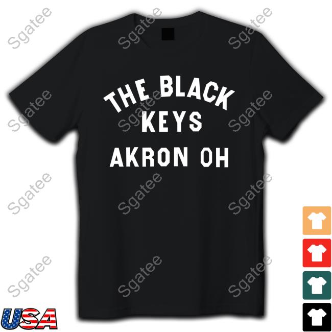 The Black Keys Merch Akron Oh T-Shirt