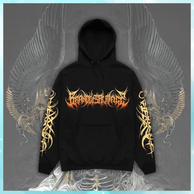 Official Brand Of Sacrifice Merch Between Death And Dreams Black Popover Hoodie