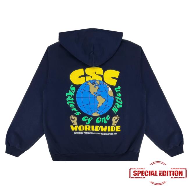 Official Crenshaw Skate Club Worldwide Sweaters Navy CrenshawSkateClub