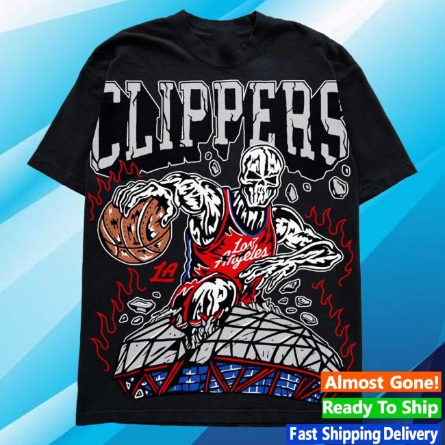 Clippers Crush Tee - Black | Warren Lotas Official NBA