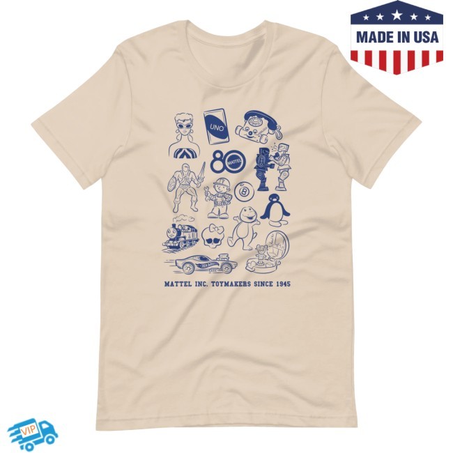 Mattel Creations Mattel 80th Brand Icons Shirt