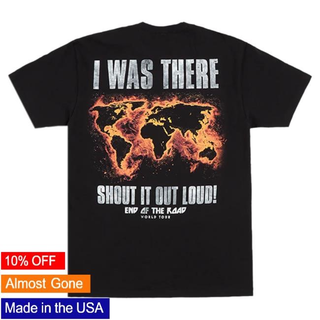 Kiss EOTR I Was There! Black Shirts Kiss Band Official Merch Store