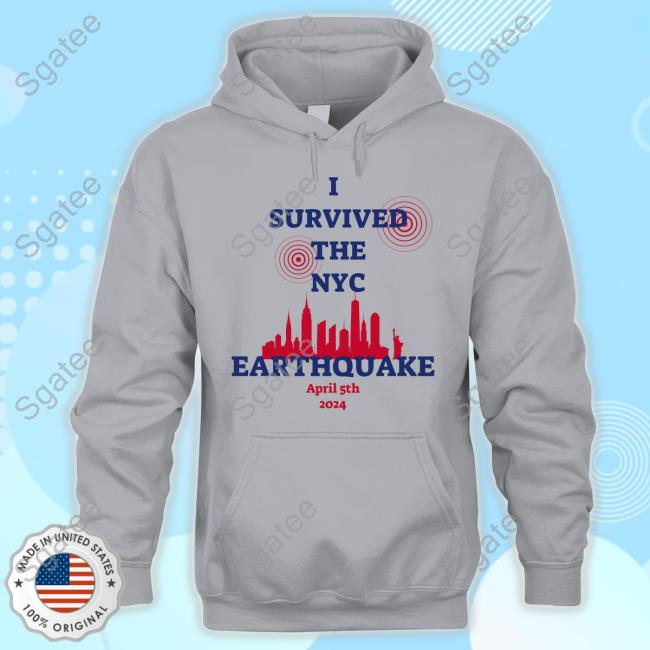 Official I Survived The NYC Earthquake April 5th 2024 Tees