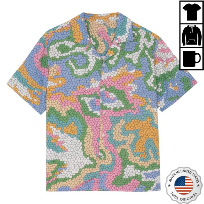 Staple Pigeon Clothing Mosaic Camp Hawaiian New Shirt Staplepigeon