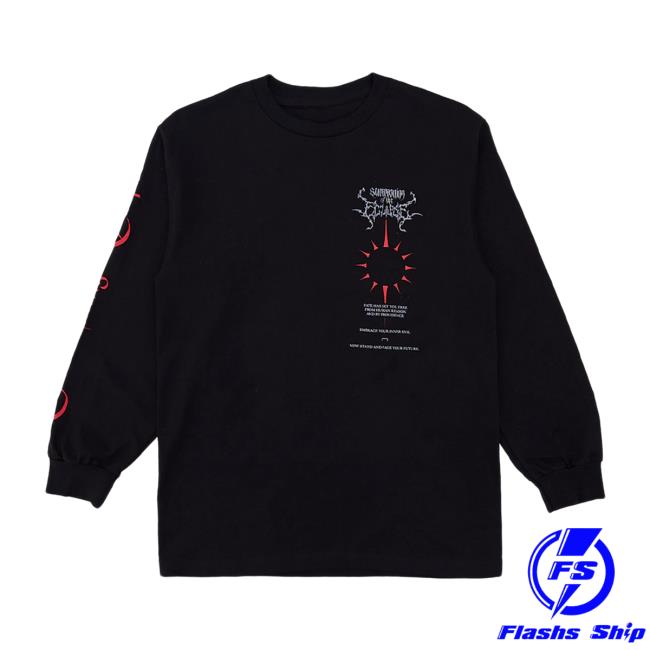 Official Svdden Death Merch Eclipse Long Sleeve Shirts Svddendeath
