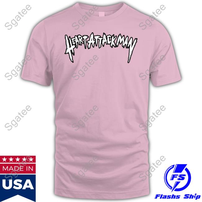 Official Heart Attack Man Merch Cone Of Shame Tee Heartattackman