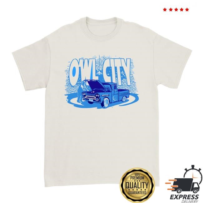 Official Owl City Merch Store Car Trouble T Shirt Owl City