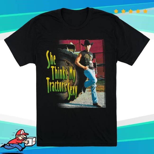 Official Kenny Chesney Merch Kenny Chesney Tractor Sexy Tour Top Shirt - Black