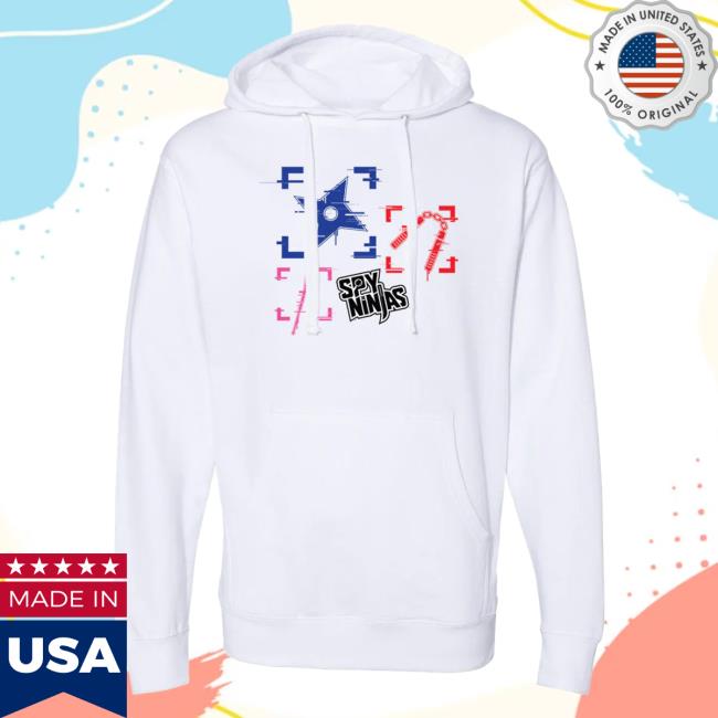 Official Spy Ninja Merch Spy Ninjas Icons - Scatter Midweight Pull Over Hoodie