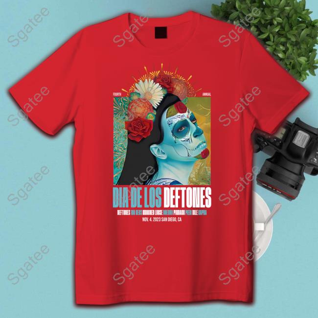 Deftones Merch Dia De Los Deftones 2023 La Catrina Admat T-Shirt