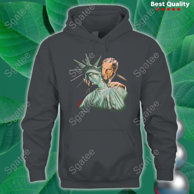George Bush Vampire Bush Sucking Liberty Hoodie