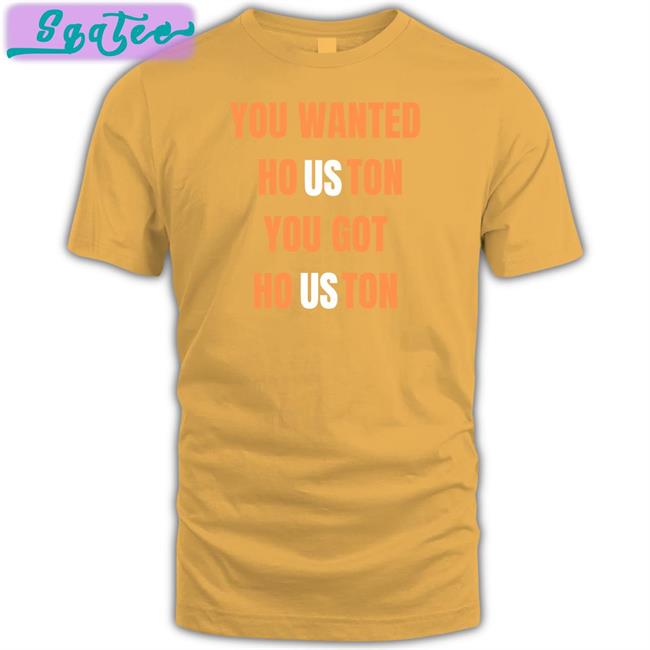 You Wanted Ho Us Ton You Got Ho Us Ton Shirt You Wanted Houston You Got Houston Tee Shirt