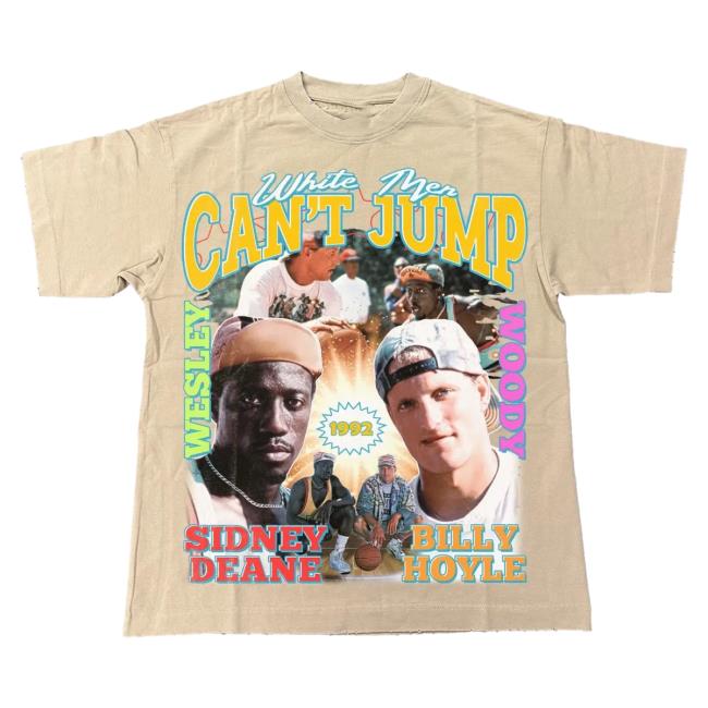 Official Do Not Disturb Clothing Store Shop Dnd By Ferris Sidney Dean Billy Hoyle White Men Can’T Jump Tee Cream