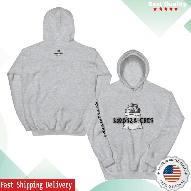 Rags 2 Riches Mono Sport Grey Pullover Sweatshirt