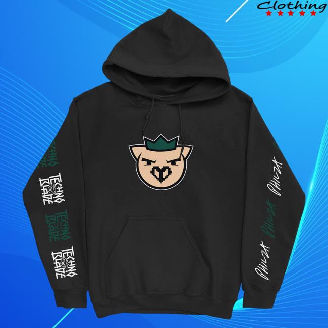 Official Technoblade Merch Store Shop Technoblade x Ph1lza Agro Ph1lza Collaboration Sweatshirts Black