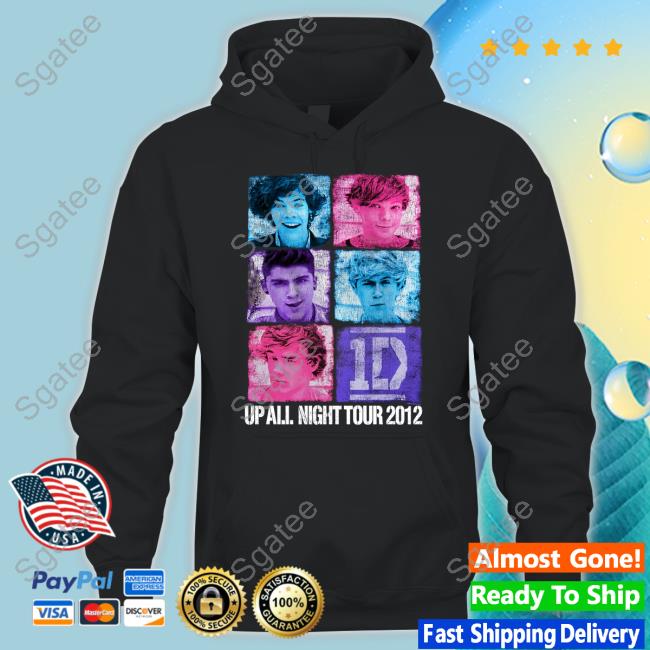 Official Harry Styles One Direction Up All Night Tour 2012 Shirt
