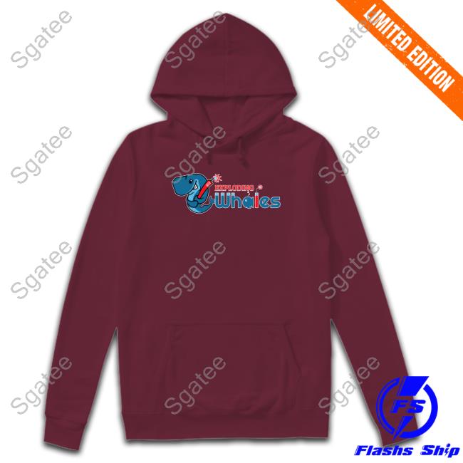 Eugene Emeralds Exploding Whales Crewneck Sweatshirt
