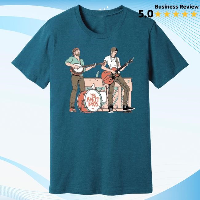Official Avett Brothers Merch Avett Brothers On Stage Tshirt