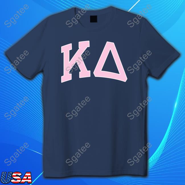 Official Kappa Delta Pink Rowing Letters Sweatshirt