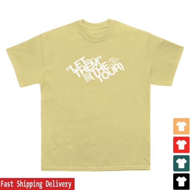 Official Mel Robbins Let Them Tour Yellow Tee