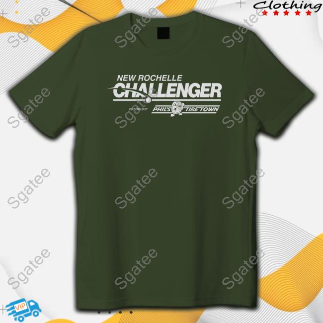Official The New Rochelle Challenger Presented By Phil's Tiretown Shirt New