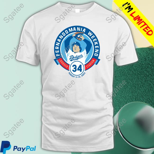 34 Fernandomania Weekend Dodger Stadium Shirt