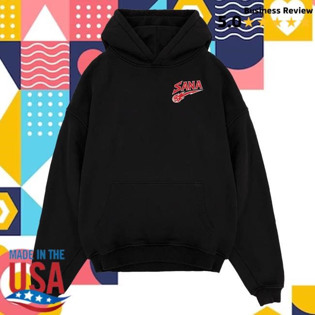 Official Sana Detroit Clothing Store Threesely Pullover Hoodie - Black SanaDetroit