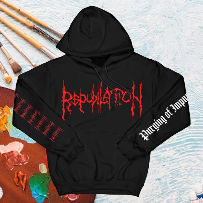 Official Reality Fade Merch Store Repudilation 'Purging Of Impurity' Popover Hoodie