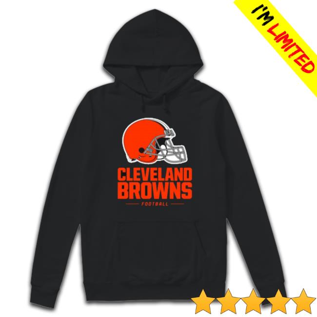 Brown Cleveland Browns Logo Team Lockup Fitted Limited Tee