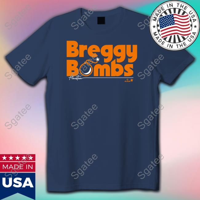Official Breakingt Merch Alex Bregman Breggy Bombs Shirt