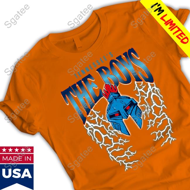 Barstool Sports Store Tennessee's The Boys Lightning Tee Shirt Taylor Lewan